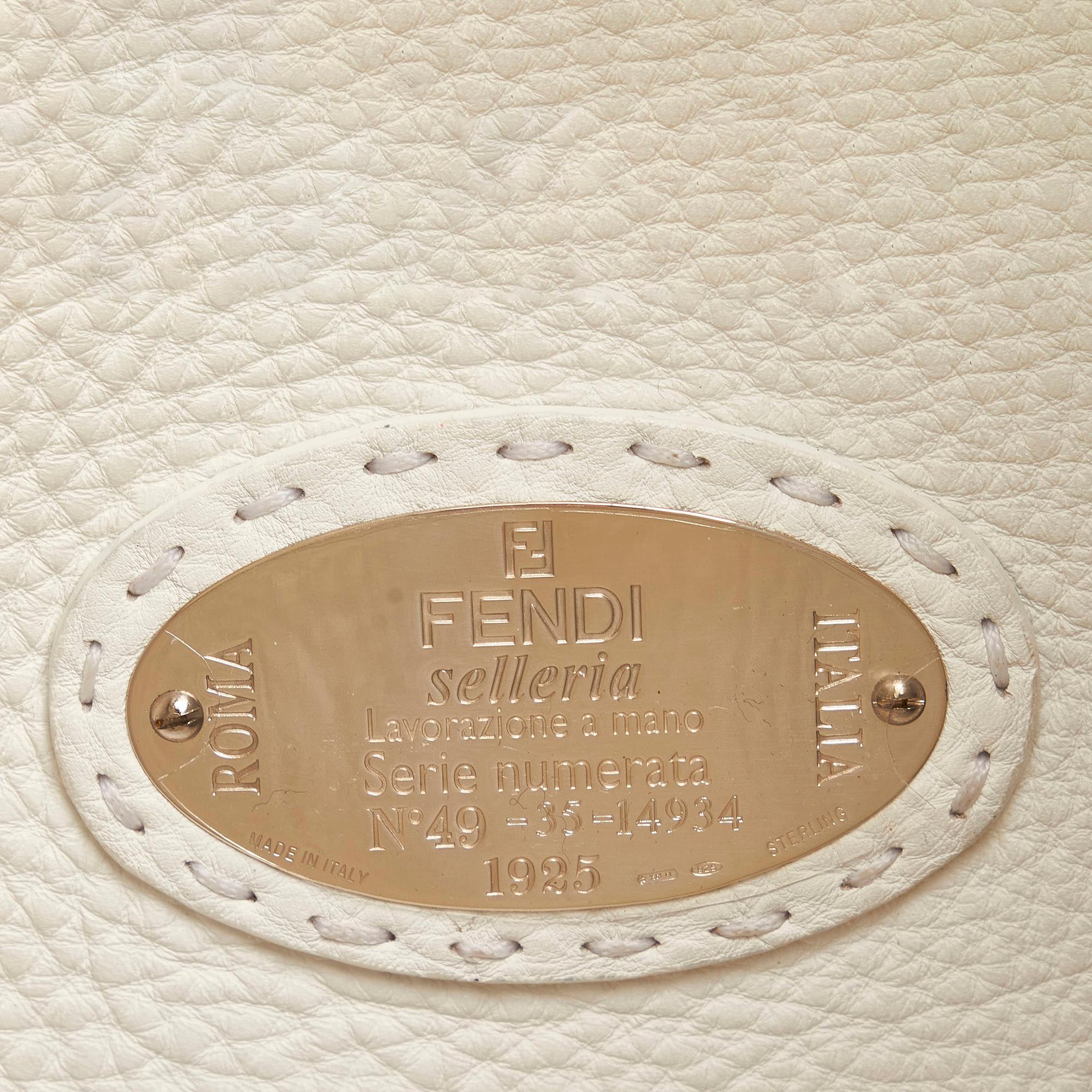 Fendi Selleria Leather Hobo Bag (SHG-33574)