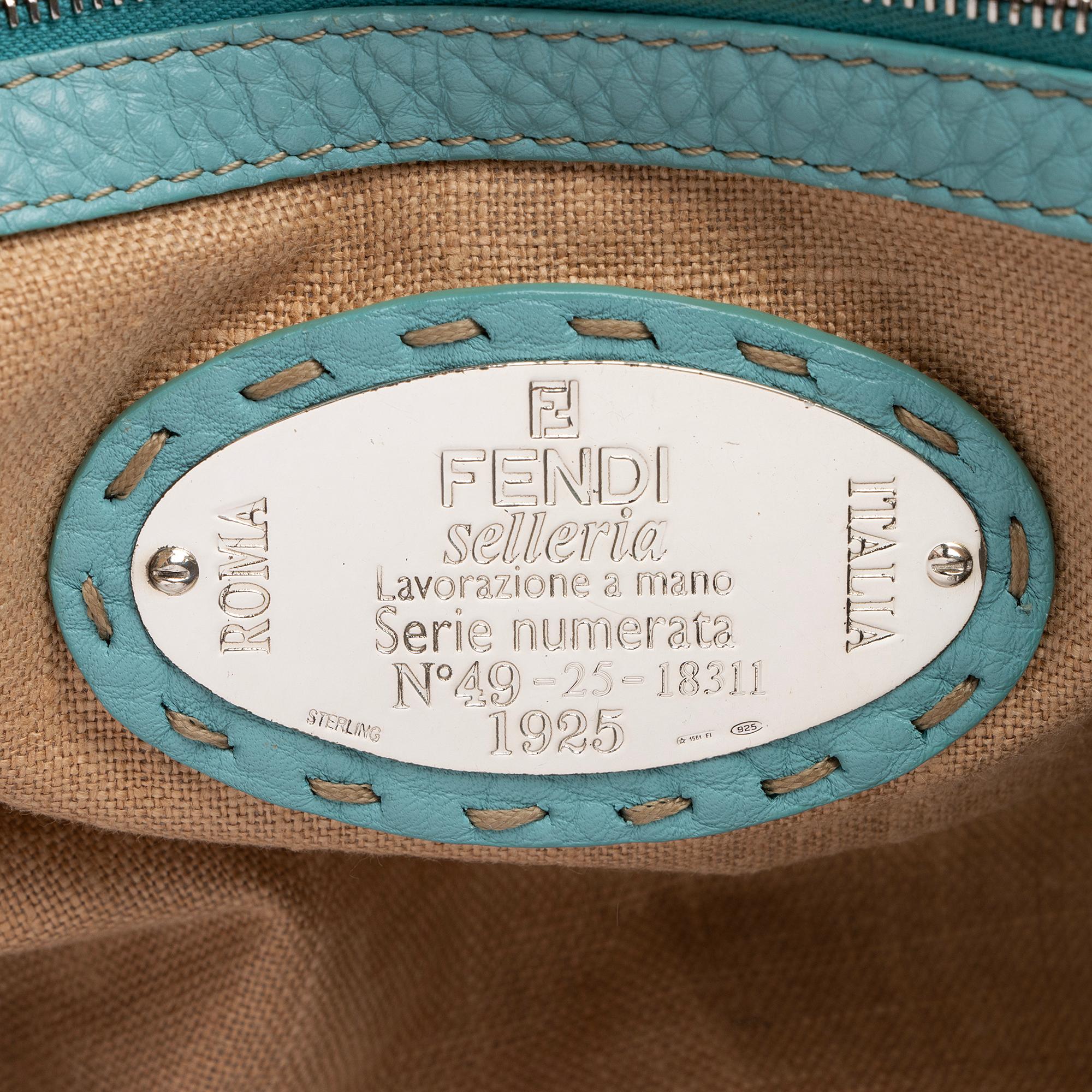 Fendi Leather Selleria Linda Large Satchel (SHF-1fEOnp)