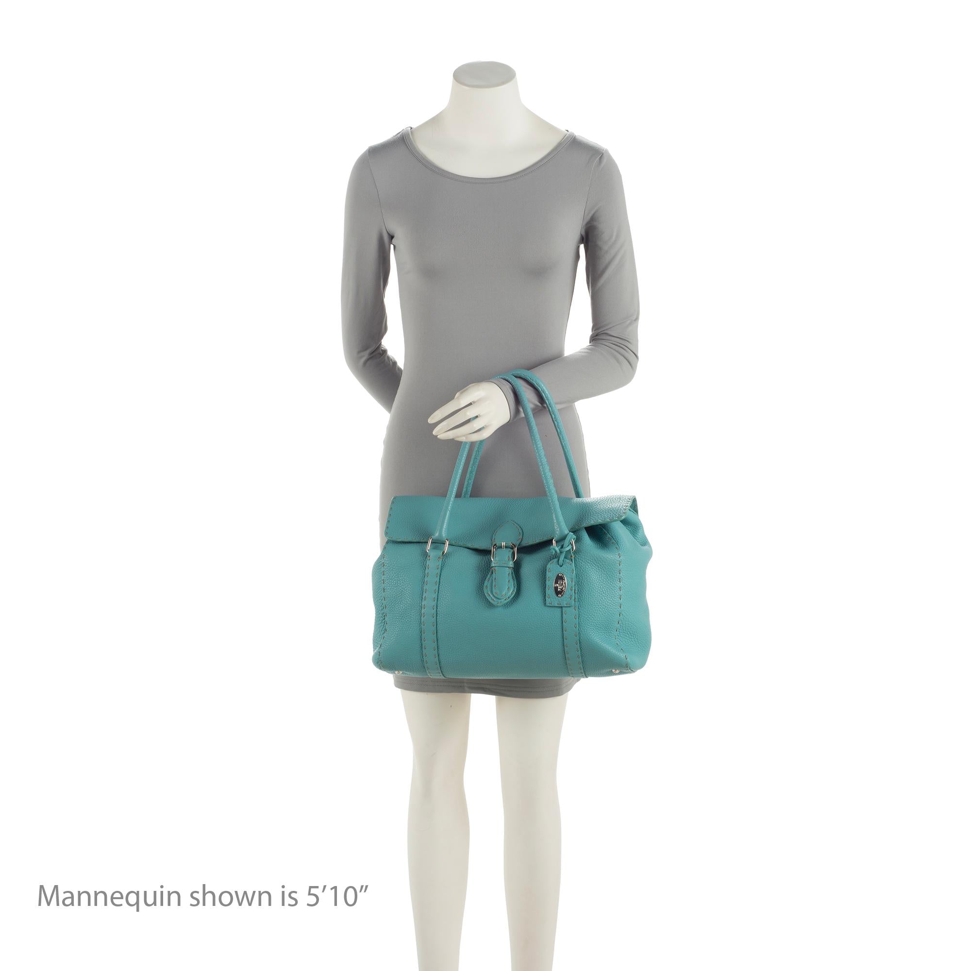Fendi Leather Selleria Linda Large Satchel (SHF-1fEOnp)