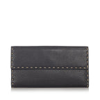 Fendi Selleria Leather Long Wallet (SHG-23841)
