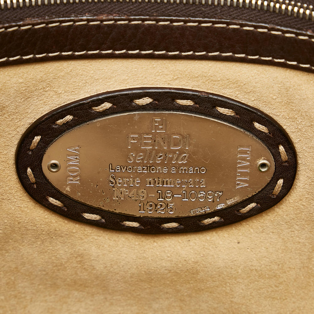 Fendi Selleria Leather Tote Bag (SHG-23498)