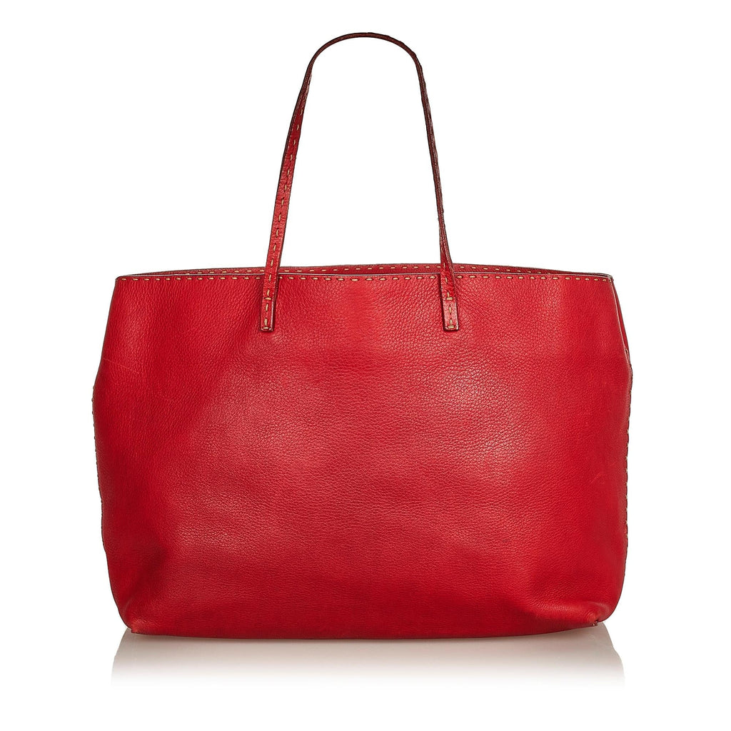 Fendi Selleria Leather Tote Bag (SHG-31700)