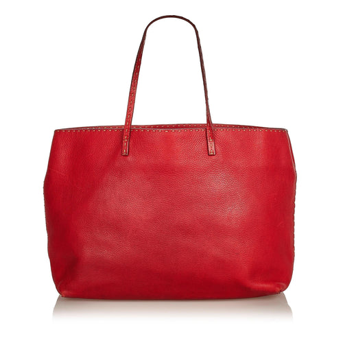 Fendi Selleria Leather Tote Bag (SHG-31700)