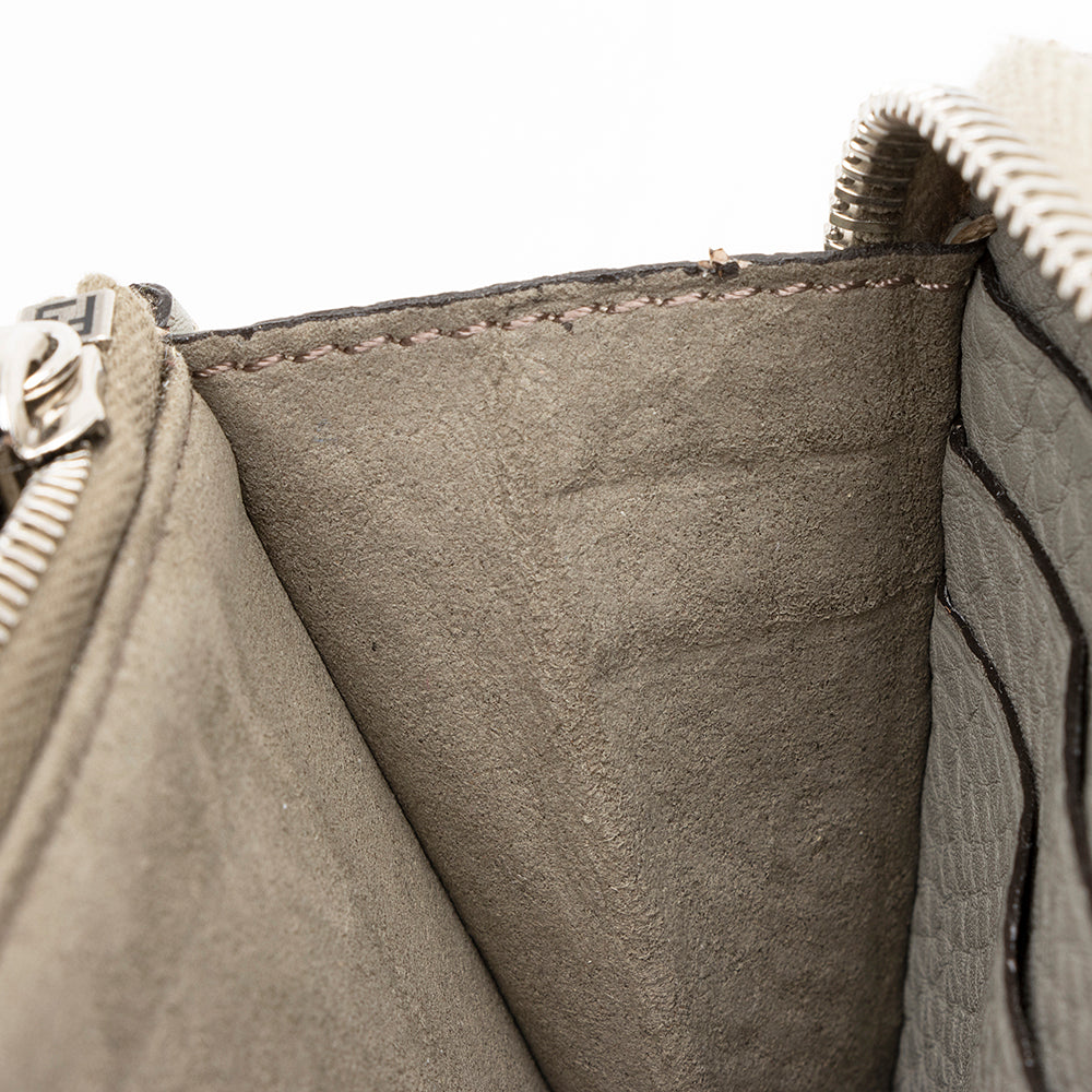 Fendi Selleria Leather Zip Around Wallet (SHF-16963)