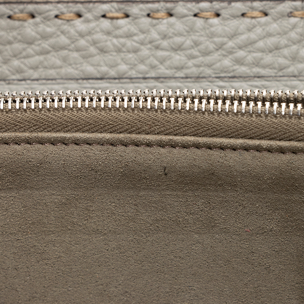 Fendi Selleria Leather Zip Around Wallet (SHF-16963)