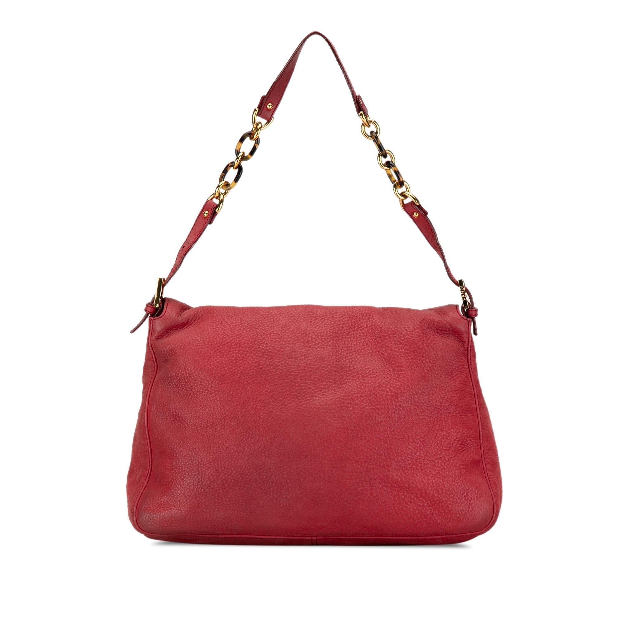 Fendi Shimmer Leather Mamma Forever Shoulder Bag (SHG-BIXvt5)