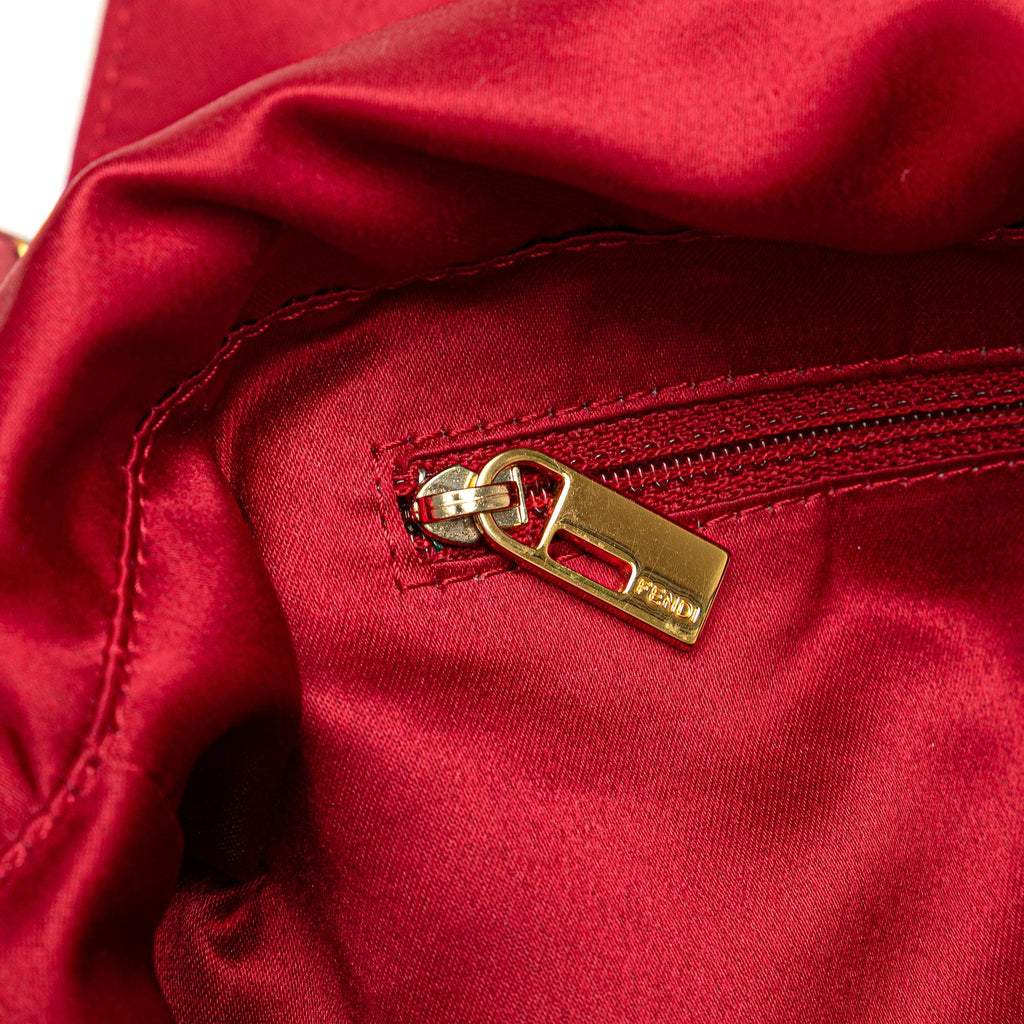 Fendi Shimmer Leather Mamma Forever Shoulder Bag (SHG-BIXvt5)