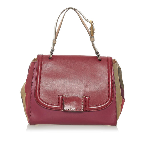 Fendi Silvana Leather Satchel (SHG-37729)