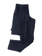 Fendi Skirt Wrap Silk Pants Black