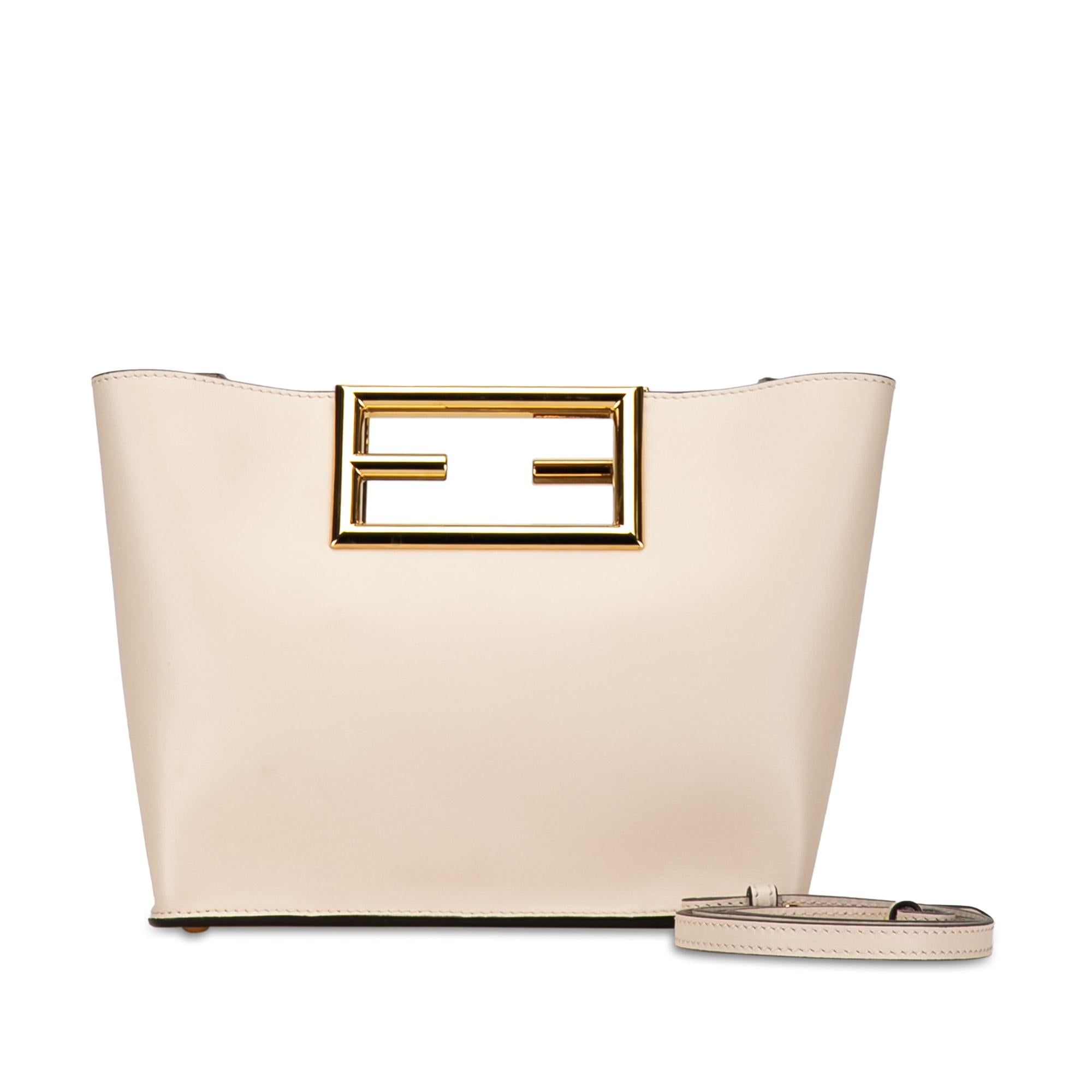Fendi Small Calfskin Way Tote (SHG-uk6ttP)