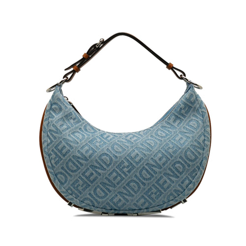 Fendi Small Denim Zucca Fendigraphy Hobo (SHG-rb2j9e)