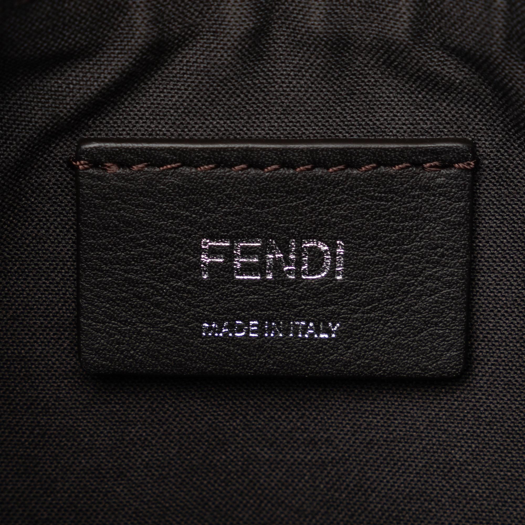 Fendi Small Denim Zucca Fendigraphy Hobo (SHG-rb2j9e)