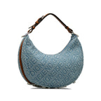 Fendi Small Denim Zucca Fendigraphy Hobo (SHG-rb2j9e)
