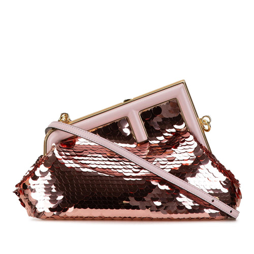 Fendi Small First Sequin Bag (SHG-81SzYj)