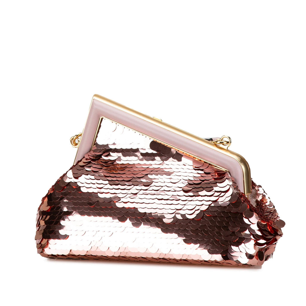 Fendi Small First Sequin Bag (SHG-81SzYj)
