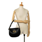 Fendi Small Leather Croissant Hobo (SHG-DNdErr)