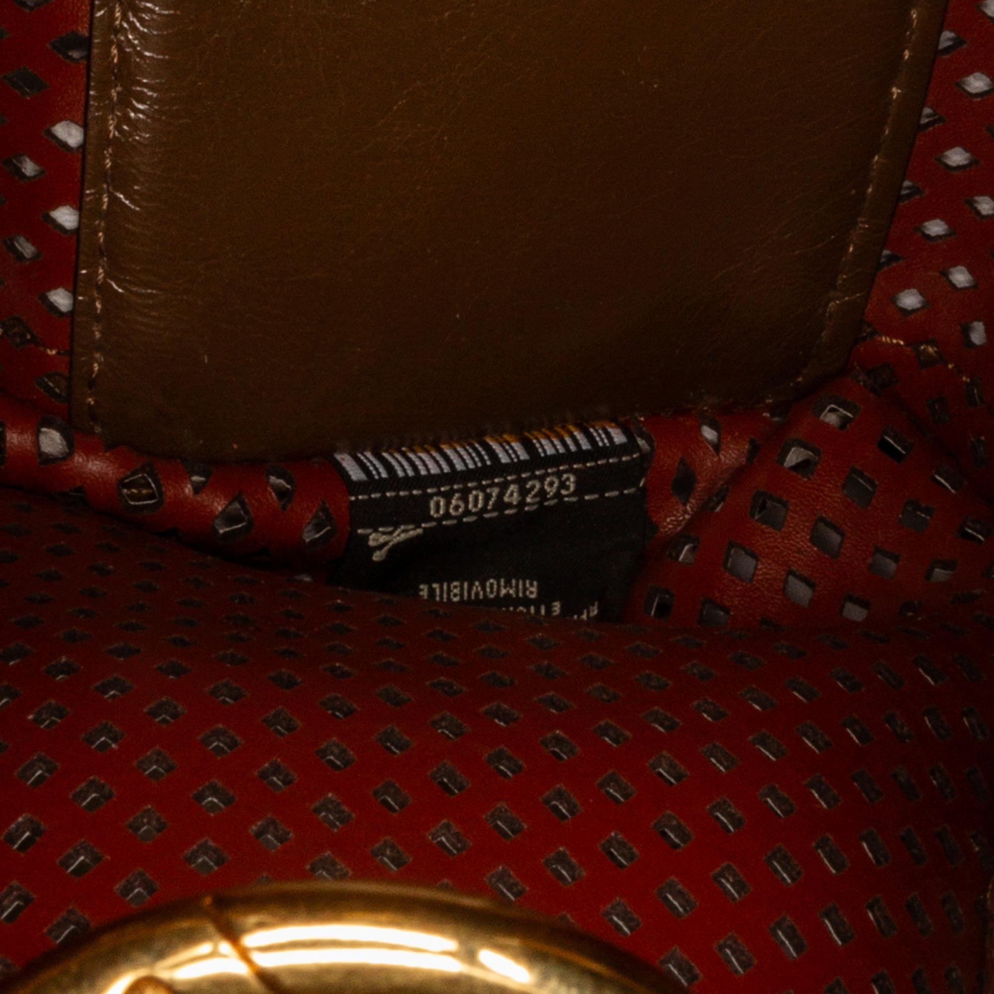 Fendi Small Perforated Runaway Tote Bag (SHG-cYlvjD)