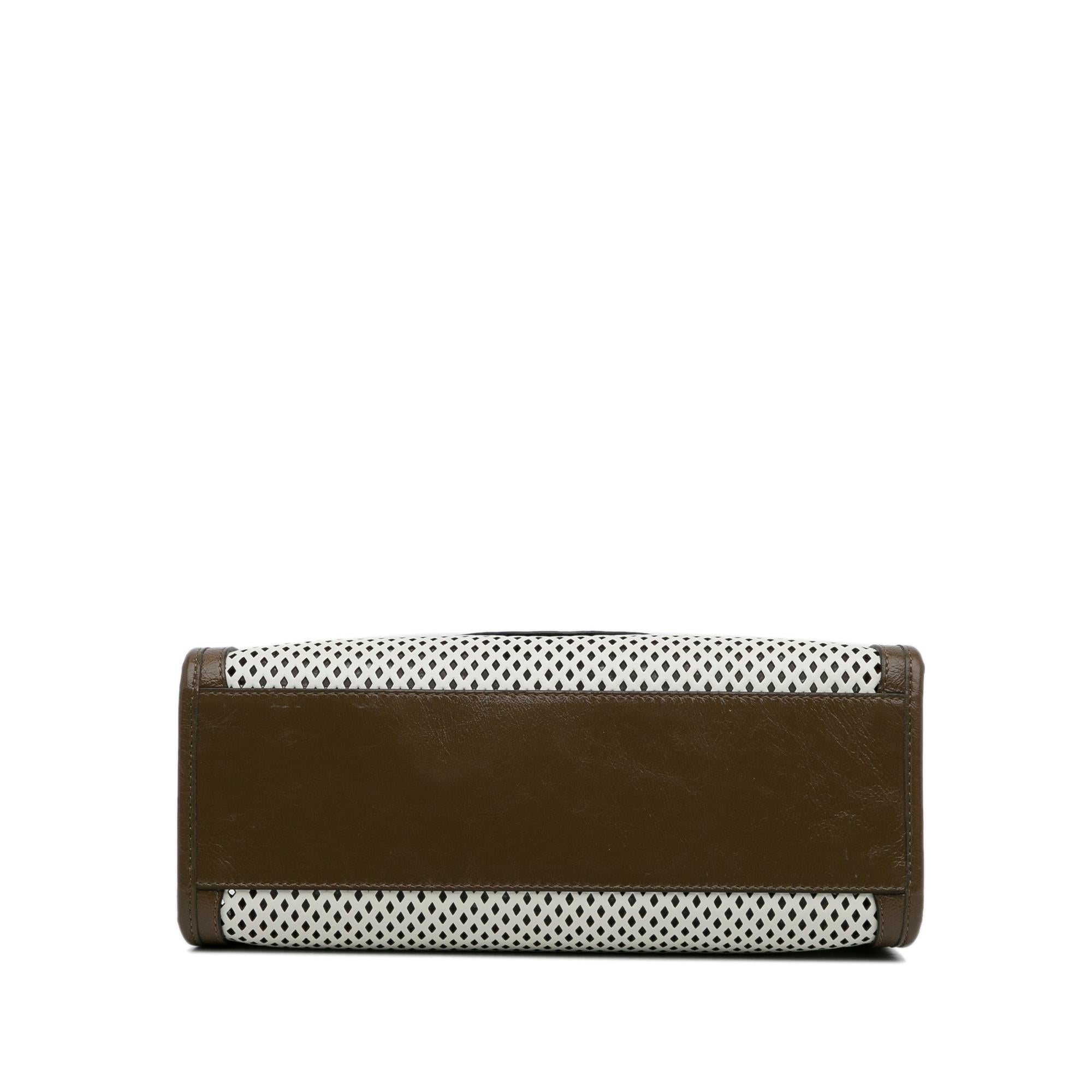 Fendi Small Perforated Runaway Tote Bag (SHG-cYlvjD)