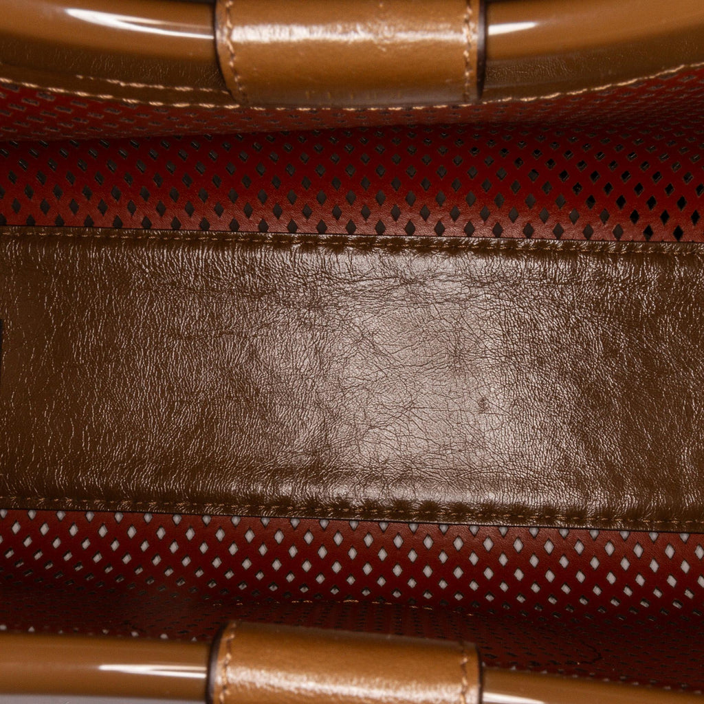 Fendi Small Perforated Runaway Tote Bag (SHG-cYlvjD)