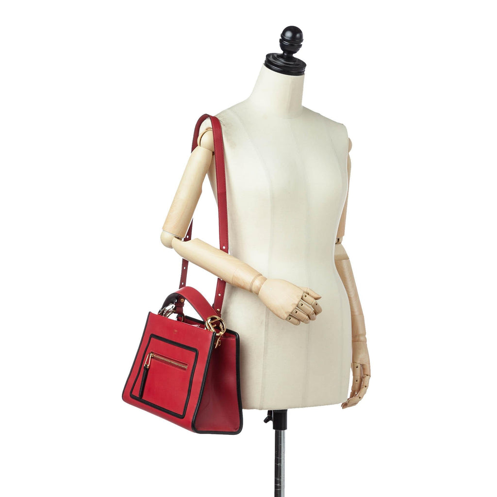 Fendi Small Runaway Leather Satchel (SHG-RvEjnY)