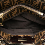 Fendi Small Zucca Canvas Mia Chain Tote (SHG-ikzCNe)