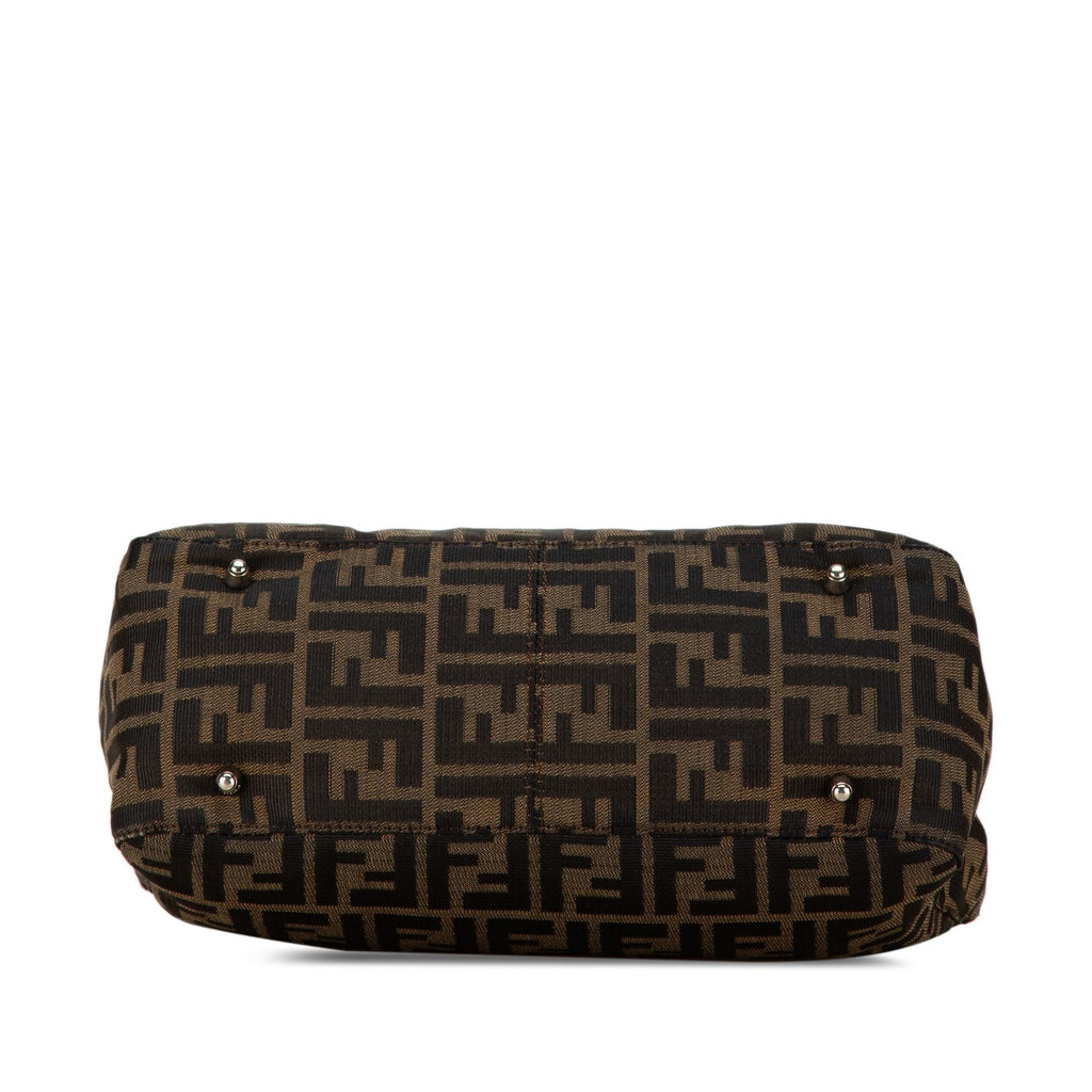 Fendi Small Zucca Canvas Twins Tote (SHG-BIvHMx)