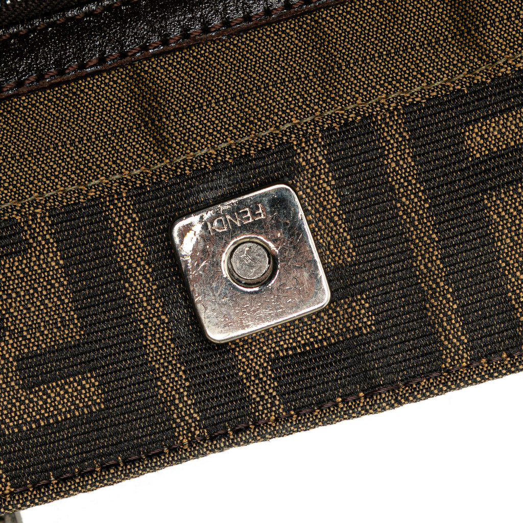Fendi Small Zucca Canvas Twins Tote (SHG-BIvHMx)