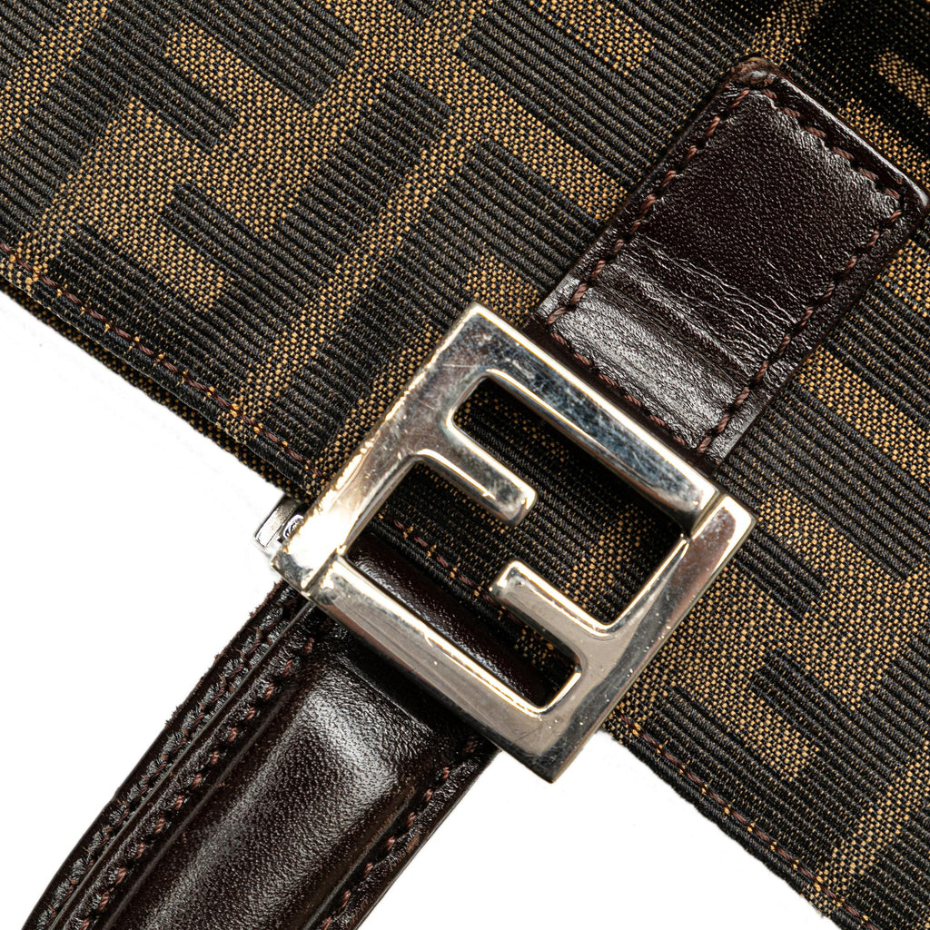 Fendi Small Zucca Canvas Twins Tote (SHG-BIvHMx)