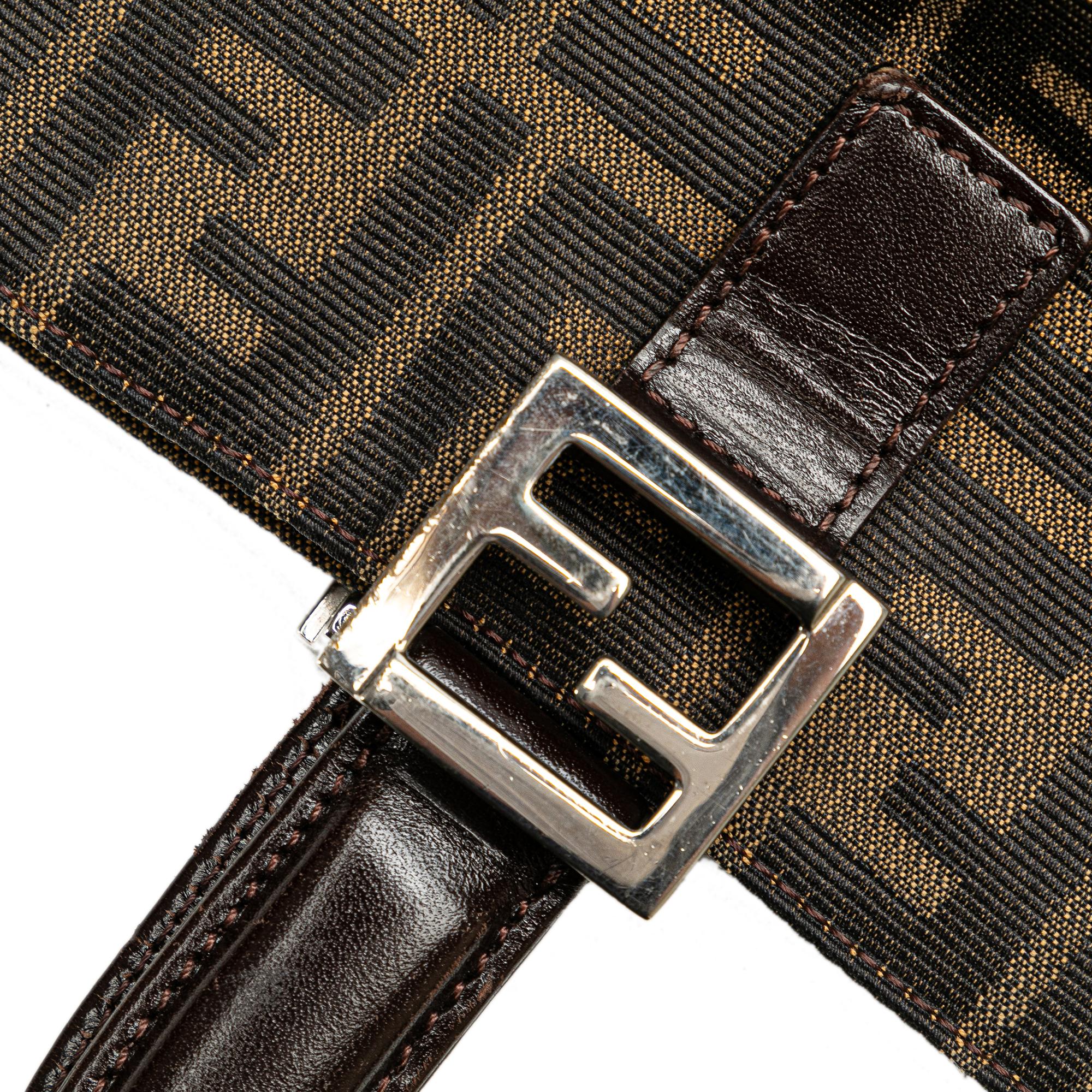 Fendi Small Zucca Canvas Twins Tote (SHG-BIvHMx)