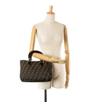 Fendi Small Zucca Canvas Twins Tote (SHG-BIvHMx)