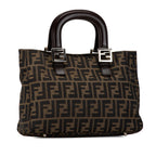 Fendi Small Zucca Canvas Twins Tote (SHG-BIvHMx)