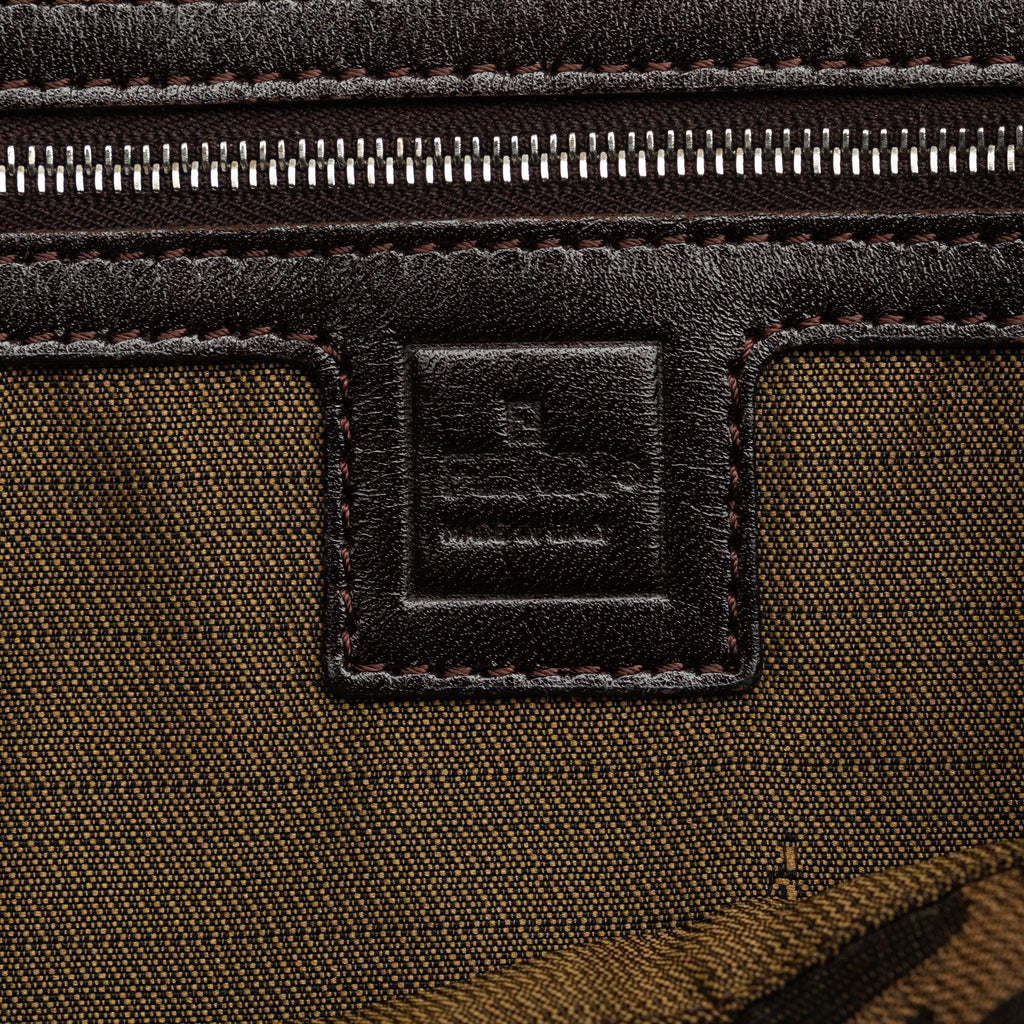Fendi Small Zucca Canvas Twins Tote (SHG-vw77xO)