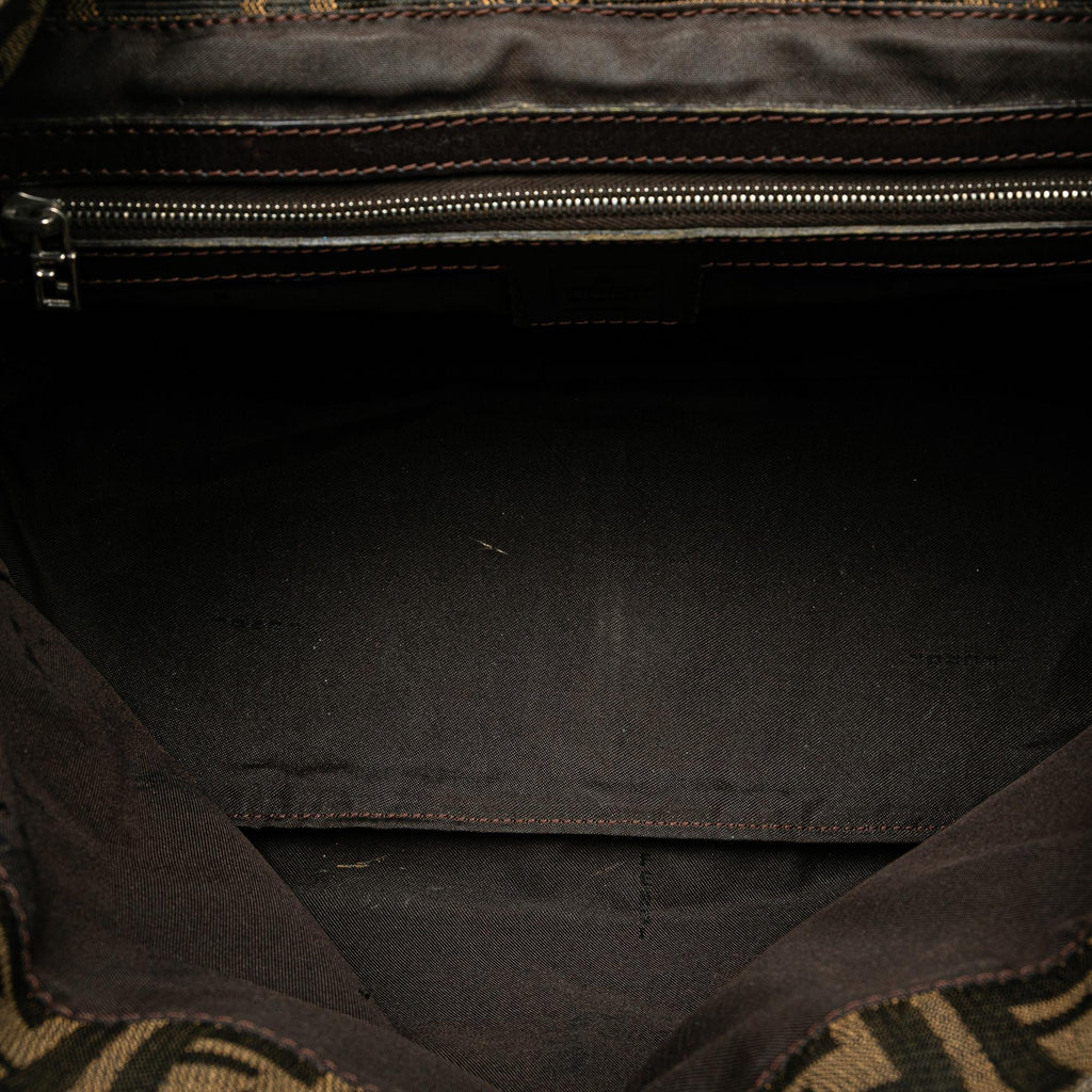 Fendi Small Zucca Canvas Twins Tote