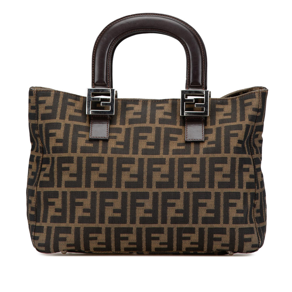 Fendi Small Zucca Canvas Twins Tote