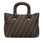 Fendi Small Zucca Canvas Twins Tote
