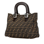 Fendi Small Zucca Canvas Twins Tote