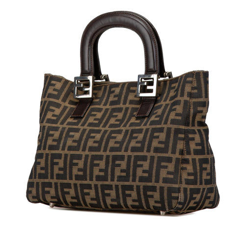 Fendi Small Zucca Canvas Twins Tote