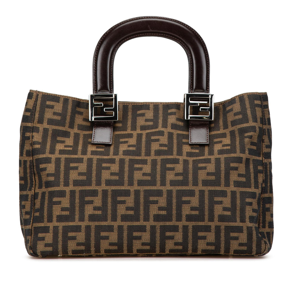 Fendi Small Zucca Canvas Twins Tote