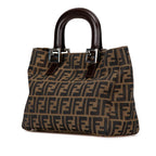 Fendi Small Zucca Canvas Twins Tote