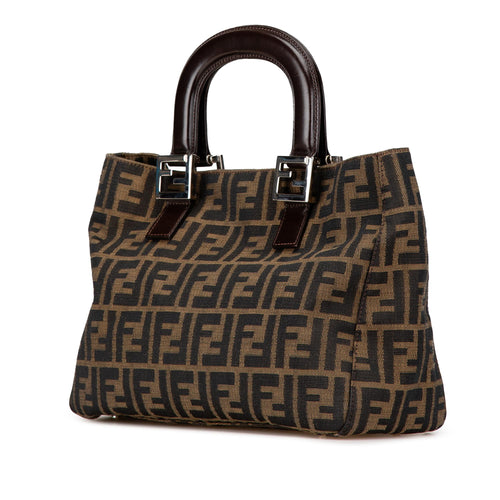 Fendi Small Zucca Canvas Twins Tote