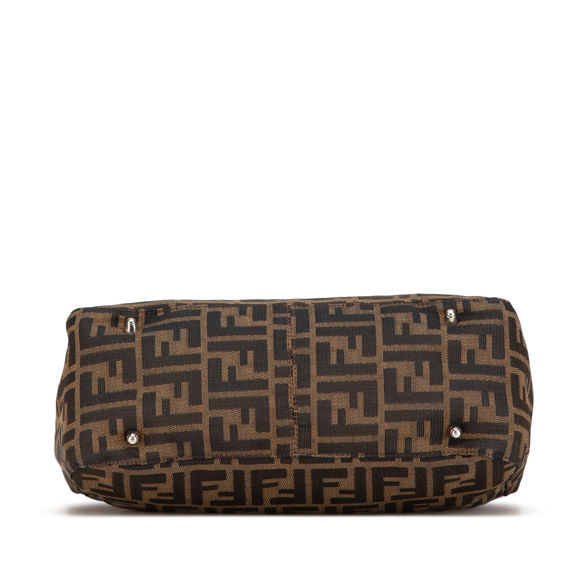 Fendi Small Zucca Canvas Twins Tote