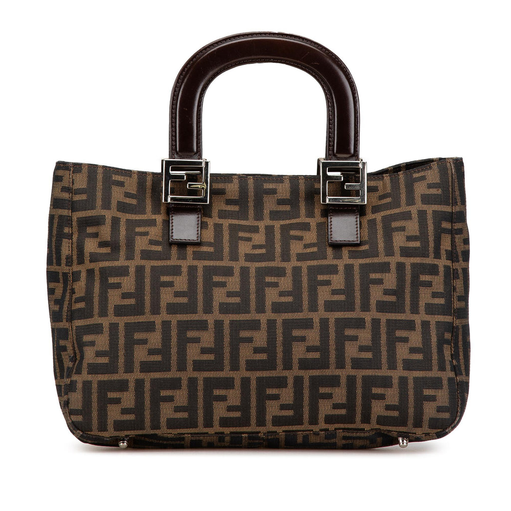 Fendi Small Zucca Canvas Twins Tote