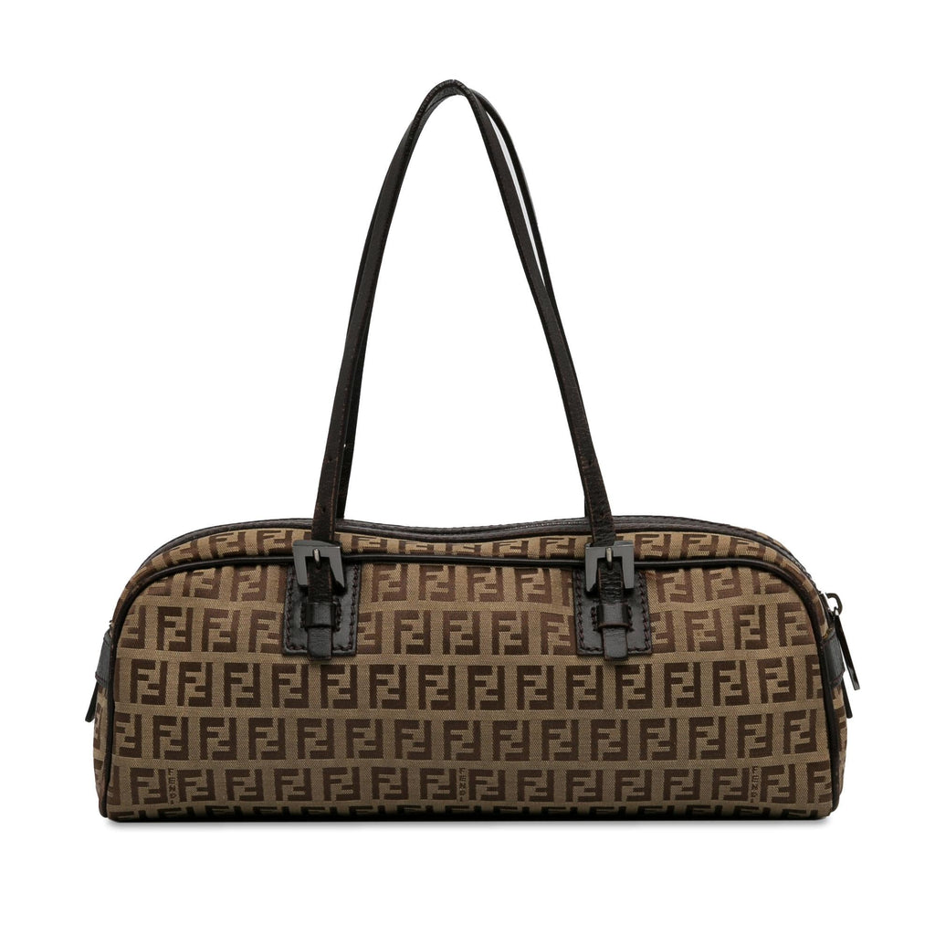 Fendi Small Zucchino Canvas Handbag (SHG-fba6xB)