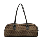 Fendi Small Zucchino Canvas Handbag (SHG-fba6xB)