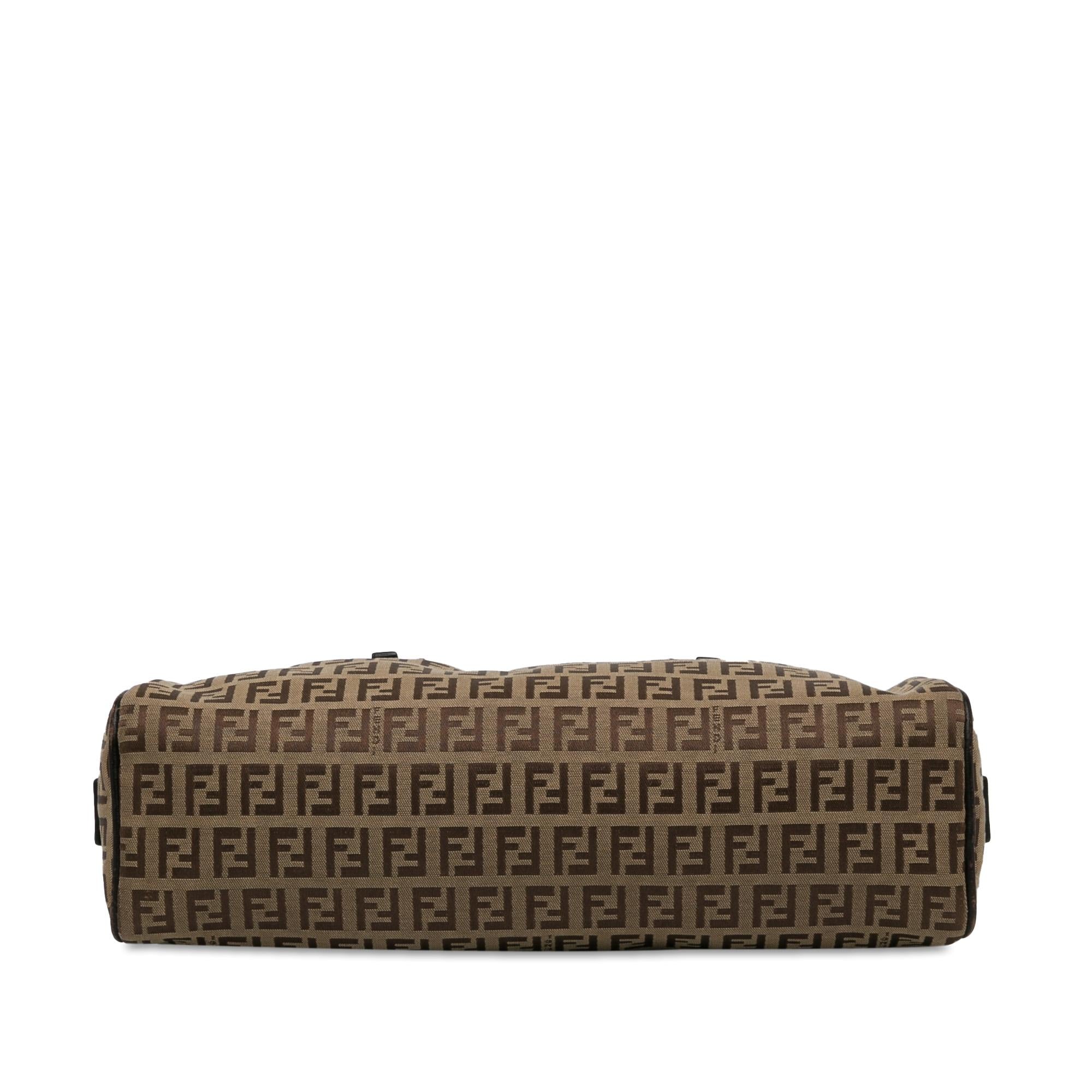Fendi Small Zucchino Canvas Handbag (SHG-fba6xB)