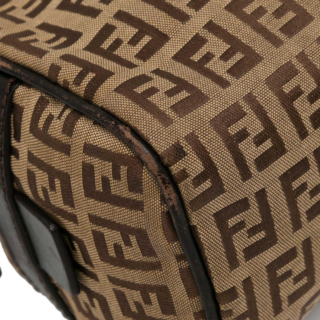 Fendi Small Zucchino Canvas Handbag (SHG-fba6xB)
