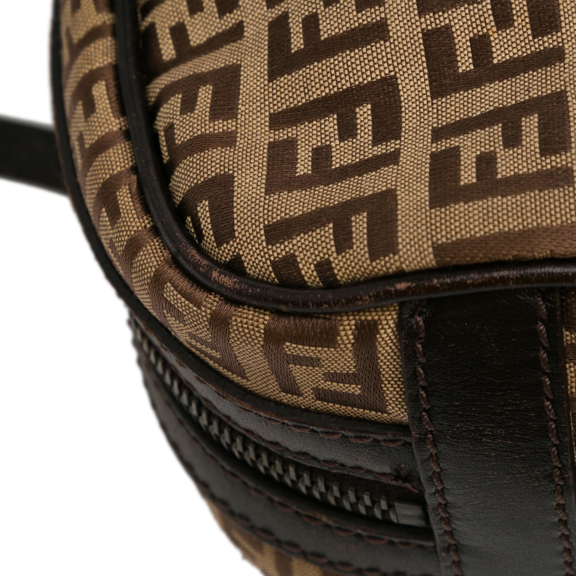 Fendi Small Zucchino Canvas Handbag (SHG-fba6xB)