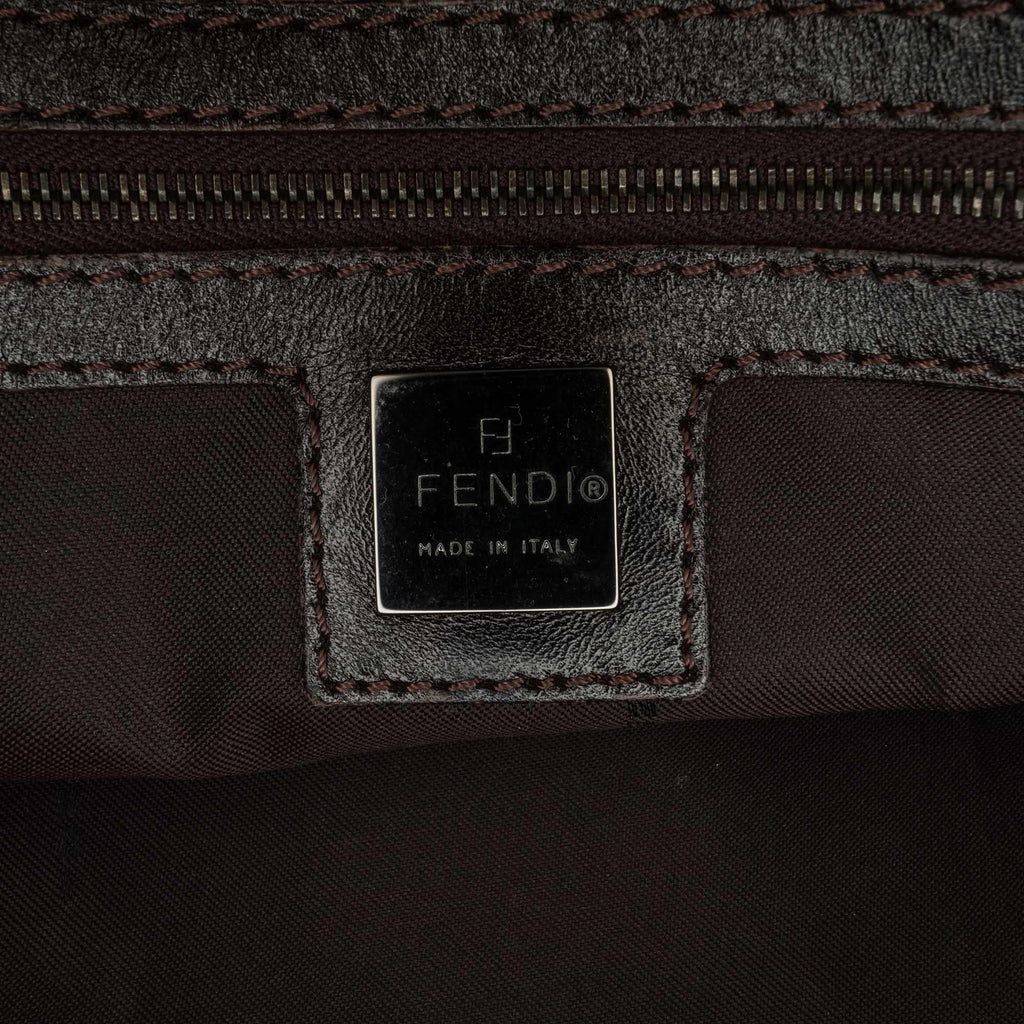 Fendi Small Zucchino Canvas Handbag (SHG-fba6xB)