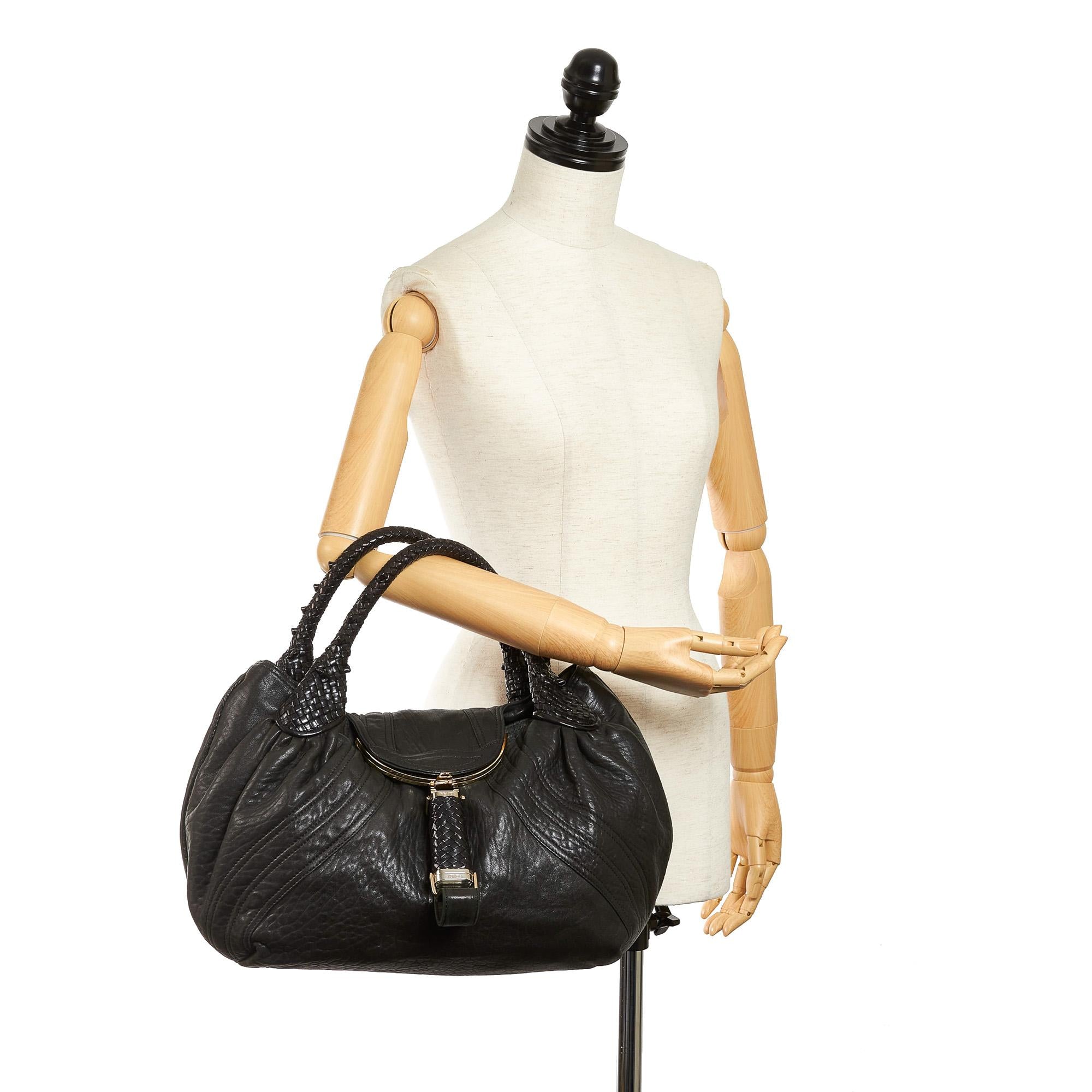 Fendi Spy Leather Hobo Bag (SHG-31184)