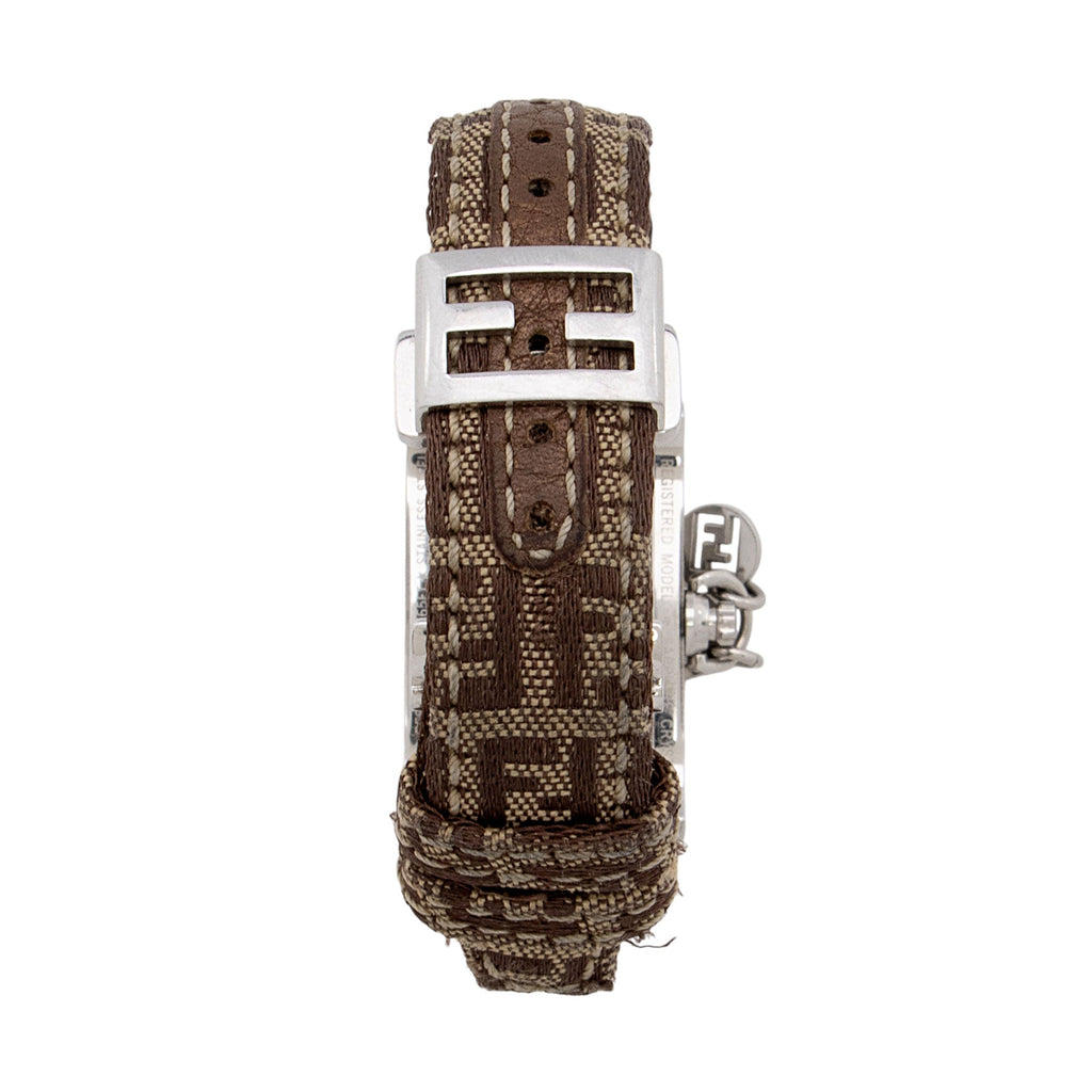 Fendi Stainless Steel FF Canvas Watch